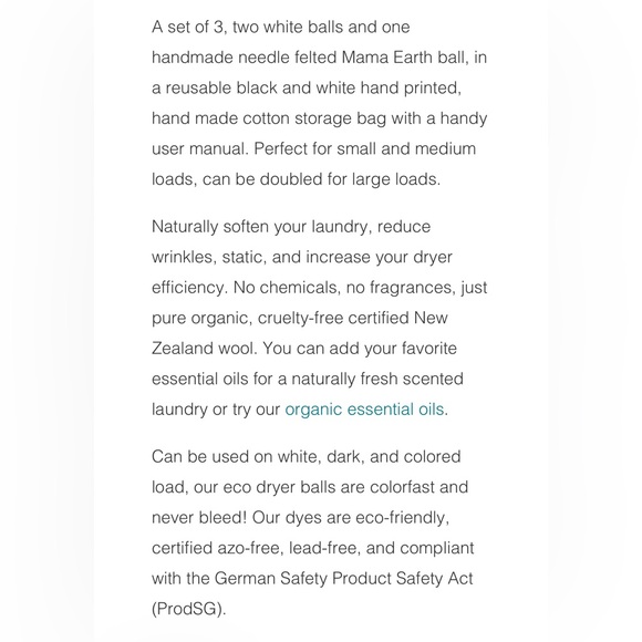 Friendsheep Eco-Sleep Dryer Balls 3pack - Picture 2 of 6